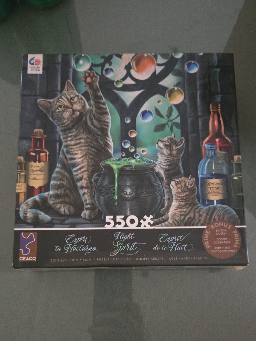 Ceaco Night Spirit Cats 550-Piece Puzzle